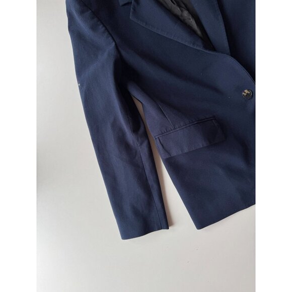 Aritzia WILFRED Generation Navy Blue (Re)Essential Oversized Blazer, Size S - Picture 8 of 15